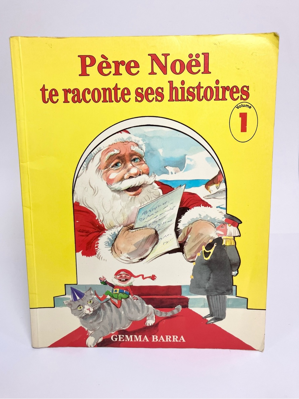 Livre vintage enfants Père Noel te raconte ses histoires 1988 Québec Pusztai